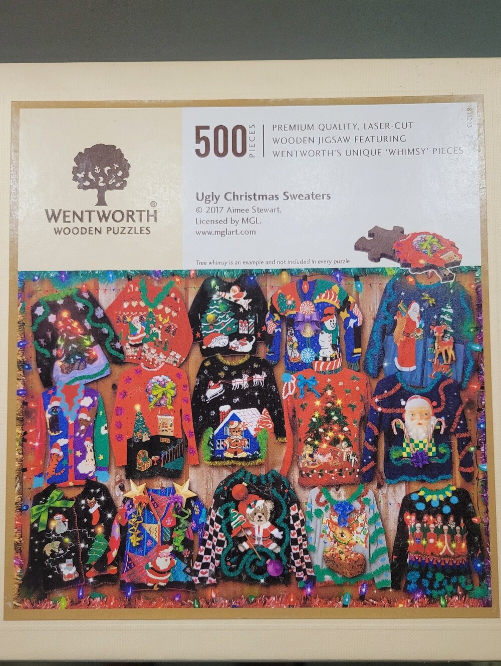 'Ugly Christmas Sweaters' 500-Piece Jigsaw